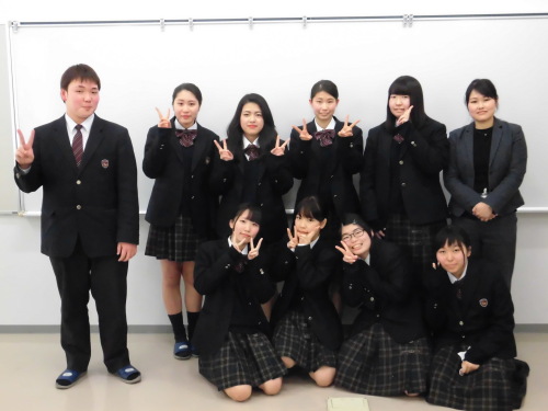 勝間田高校の学生さん、いらっしゃーい