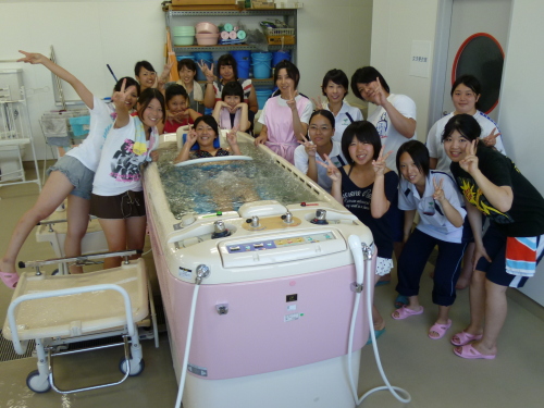 初めての入浴体験　～女子編～