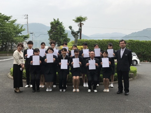 特待生伝達式♪