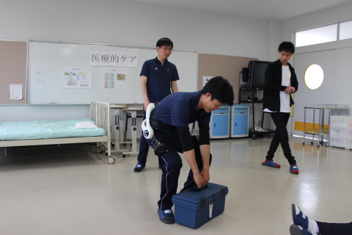 介護ロボットHALを体験！
