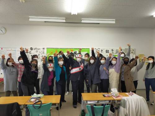 介護福祉士　国家試験へ！壮行式
