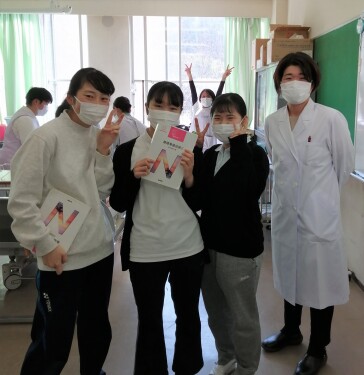 先輩から後輩へ♬
