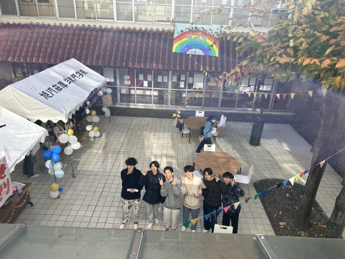 学院祭で盛り上がりました♬.*