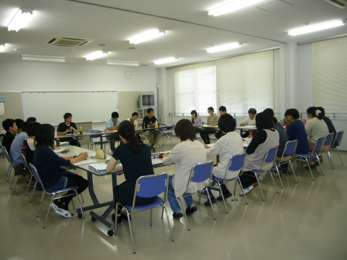 後期実習の報告会　二日目