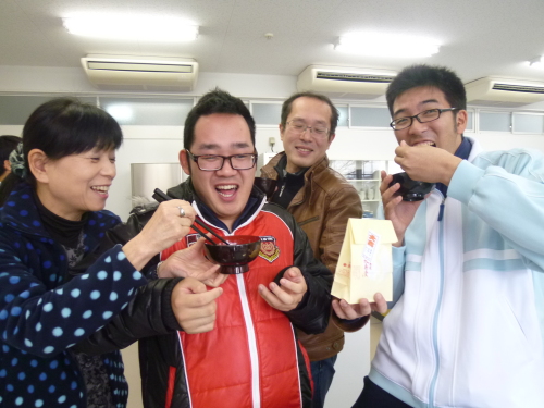 ぜんざい食べたよ
