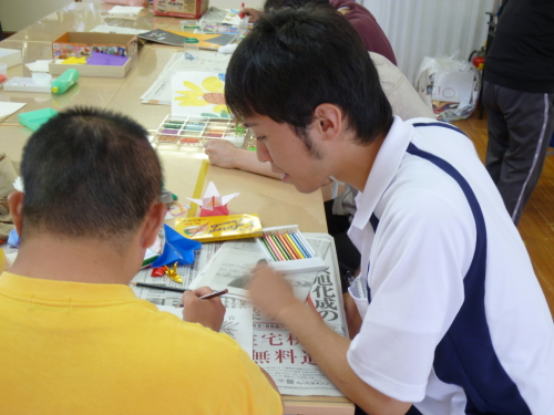 ☆初めての実習☆　　介護福祉科１年生　