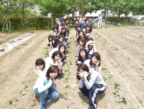  秋の収穫が楽しみです♪　「さつまいも」の苗植え~　・・・（*^_^*）