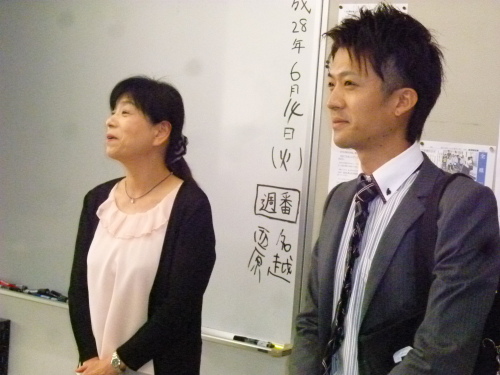 卒業生が先生になって帰ってきた―!!!!!