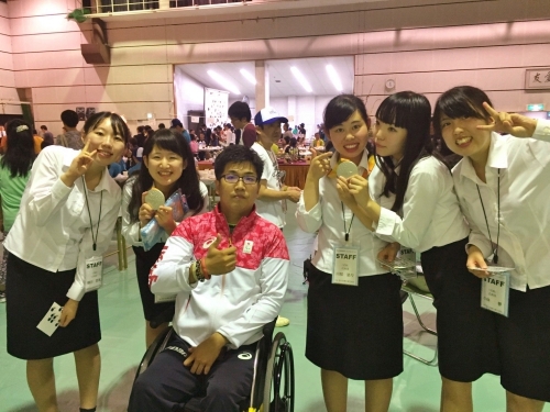 岡山吉備高原車いすふれあいロードレース　!(^^)!