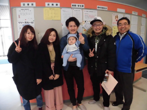 卒業生が遊びに来てくれました！