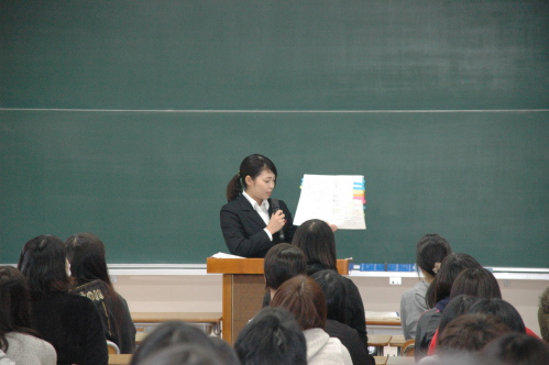 卒業を前に先輩から後輩へ♪