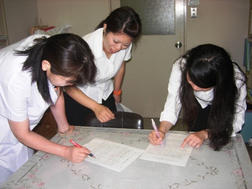前期実習が終了！振返り（学びの会）をしました。